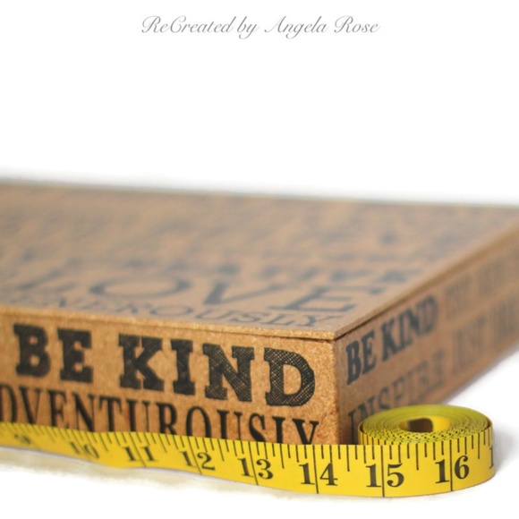 Set of Inspirational Motivational Words Decorative Storage Boxes Brown Black - Picture 6 of 16